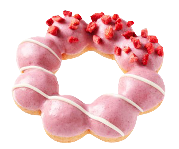 honeyrolls:  Strawberry Donuts