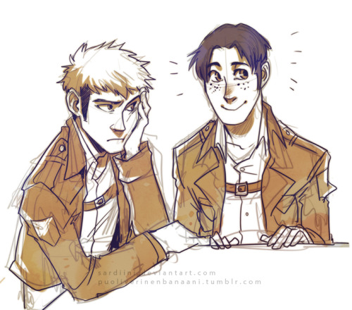 puoliverinenbanaani:  Because I’ve wanted to draw these two for a while now and because I ship them hard. IDK. 