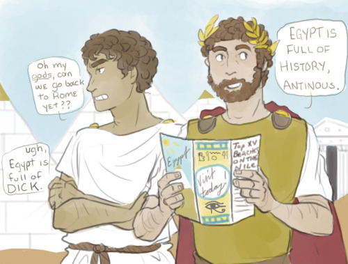 kurzz:by popular demand!!I’ve made this joke before, but Antinous being a spoiled brat about hating 