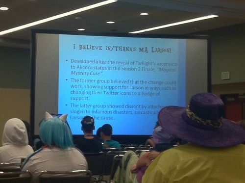 shutthefuckupotherkin:steveholtvstheuniverse:highlights from the pony memes panel at bronyconI feel 