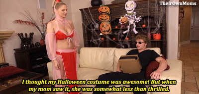 onlytaboosex:  theirownmoms:  HAPPY HALLOWEEN four days early (Part 1 of 2)  100%
