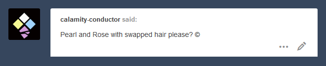 Pearl’s hairstyle without the gem is&hellip; well, who am I to judge.
