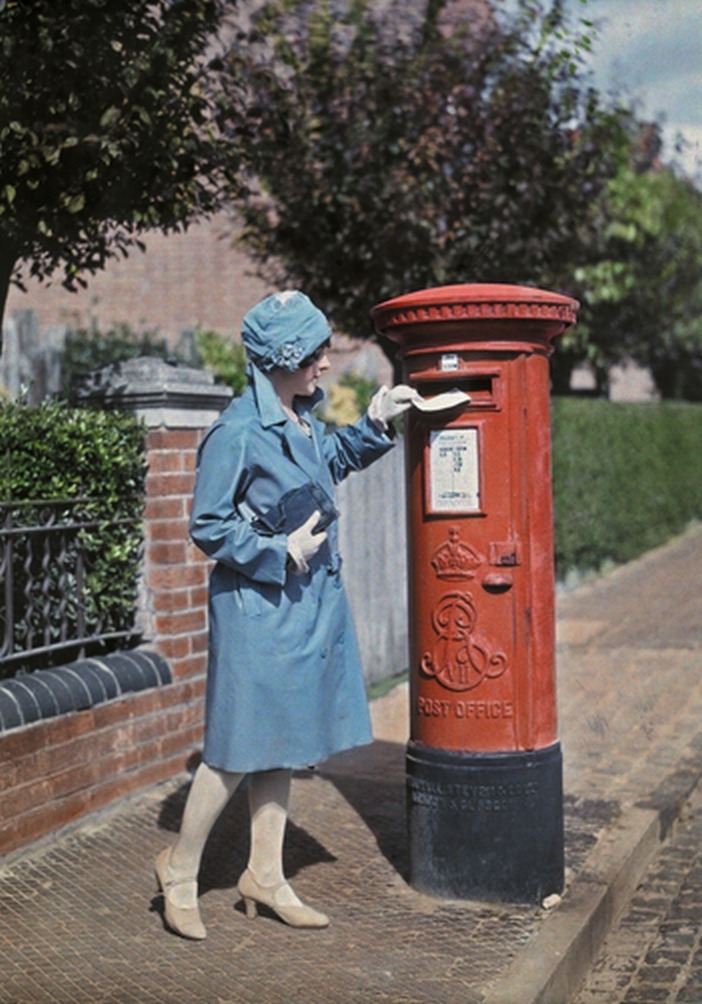giftvintage:  Woman in Oxford by Clifford R Adams 1928