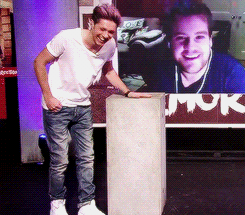eichart:  1D Day: Hour 5 (In which Niall loses his shit, and Harry quietly giggles)