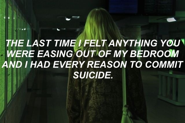 scawl:  &ldquo;The last time I felt anything…”