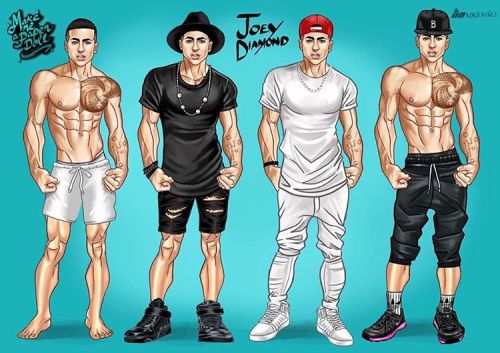 Make Me A Paper Doll for the gorgeous and talented @jdiamondisme ❤️ #ArtOfKenjiNunez #MakeMeAPaperDo