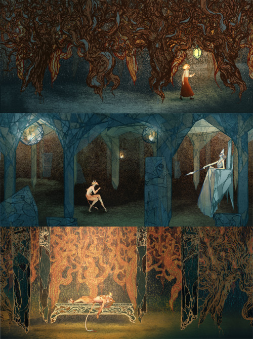scattershotsilly: Set design for The Lion, the Witch, and the Wardrobe by Serena Malyon
