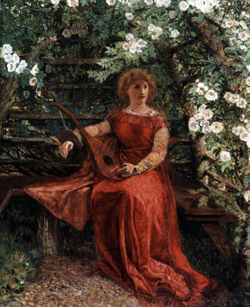 William Bell Scott Fair Rosamund in her Bower