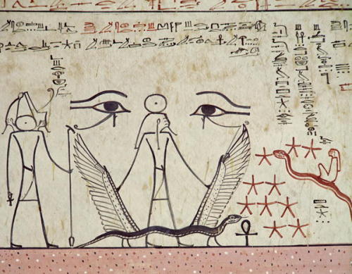 11th Hour of the AmduatThe god Sokar, from the 11th Hour of the Amduat in the tomb of Thutmose III (