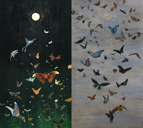 Left: living under heaven  Right: changing the world  / Nao ARAI