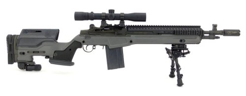 Springfield M1A SOCOM II .308 Win caliber rifle. M1A SOCOM II in J. Allen Enterprises chassis. Arms 