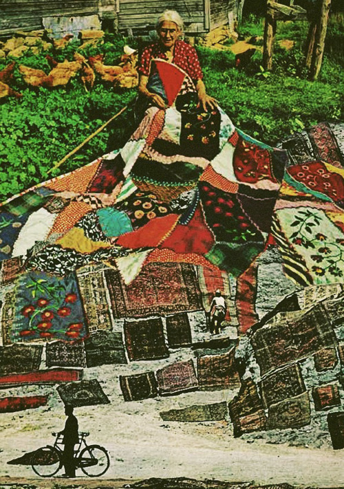 ayhamjabr:  Weaving Of Life. Surreal Mixed Media Collage Art By Ayham Jabr. Instagram-Facebook  |&bu