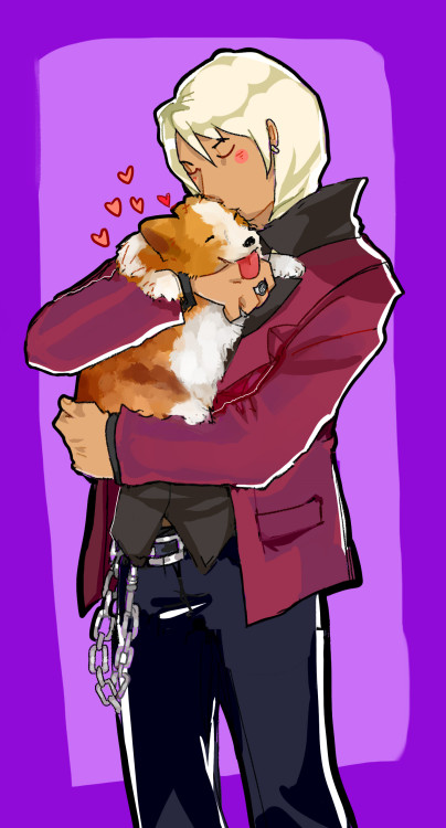 preussens-tugenden:
“puddingsu:
“Doges and Lawyers :3c
This idea has been stuck in my head for awhile
BONUS:
”
Remember that cute gif with the white fluffy dog and its owner on the couch and the owner pats his chest and the dog cuddles into him??
”