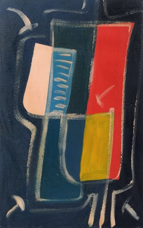ein-bleistift-und-radiergummi:Vaclav Trefil, Abstrakte geometrische Komposition. No date.