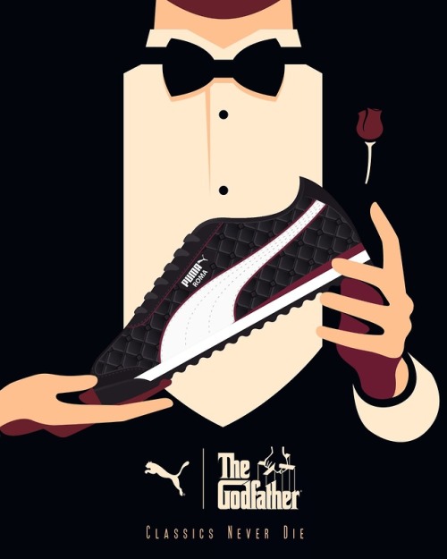 For The Godfather Movie X PUMA collaboration, we were asked to present 3 options during our proposal