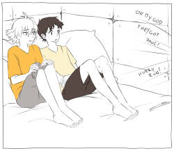 chusska-art:  Horror movies…Kaworu pull