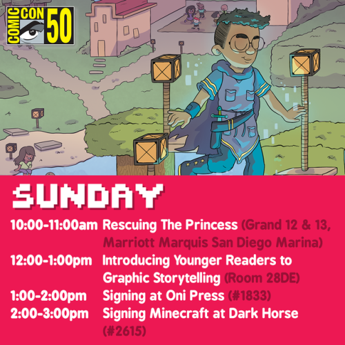 Heya! We’re at San Diego Comic Con next week! Let me know if you’re going!Here’s m