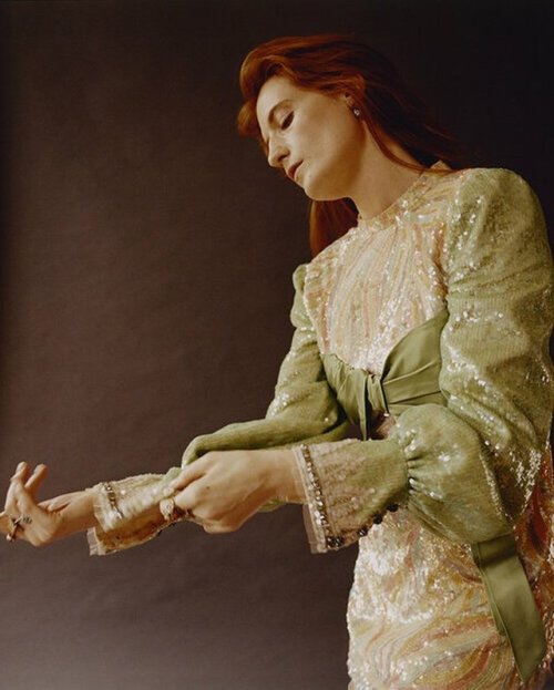 givemearmstopraywith:florence welch for sorbet magazine