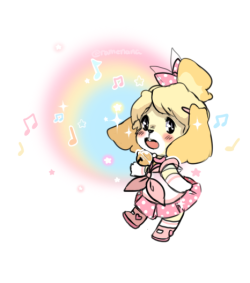ramenana:  Magical Girl Challenge x Animal Crossing [Day 1: Generic] 31 days of magical izzy!!!