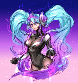 league-of-legends-sexy-girls:  DJ Sona