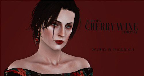 Roselipa - Cherry Wine Pose Pack 10 posesPose Listed &amp; Non-listed packagesPose Code: a_cherr