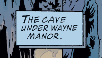 The cave under Wayne Manor