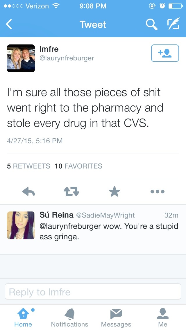 racistsgettingfired:  Lauryn Freburger appears to still be a cheerleading coach/representative