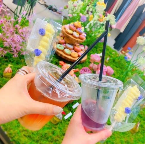 real-life-senshi:On June 29, Ayaka posted about her and Miyuu going to Merlot fashion exhibition tog