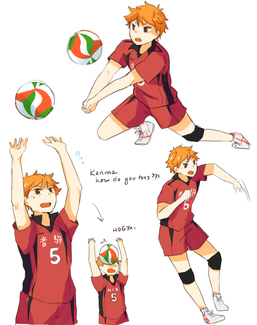 penguindoodle:16: Playing a sportKenhina is such a cute ship!! I used the manga as reference for the