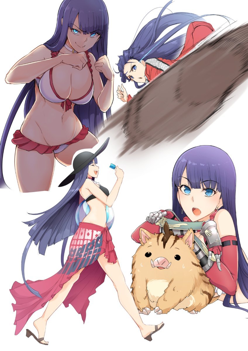 futureisfailed: Sian@３日目東M24aさんのツイート: “先日ひっそりと水着マルタさんに振り回されまくったガチャの事後報告と絵になります