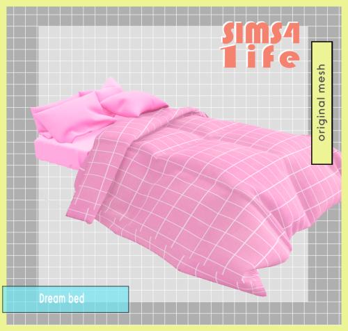 sims41ife:DREAM BEDROOM SETSims41ife original mesh, dont steal/convert/use for builds or renders!Set