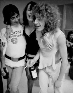 superseventies:  Keith Moon, Pamela Des Barres, and Roger Daltrey