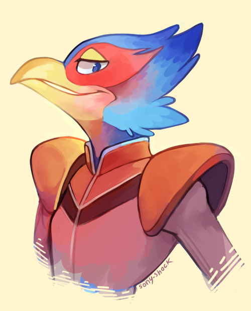 sonyshock:FalcoOriginal drawing for an avatar reward Patreon / Commissions /Ko-Fimissions / Other we