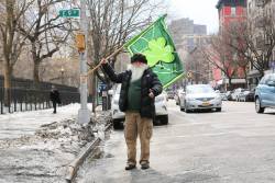 humansofnewyork:  &ldquo;I lost my flag the other night, so I just went back to all my favorite bars until I found it!&rdquo;  