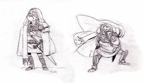 bornbymidnight: Some Hag-Knights I promised to scan! The rough round one’s “Agda” 