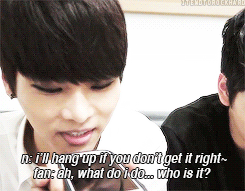 jaehwany:  n pretends to be leo in a phonecall with a starlight but...     