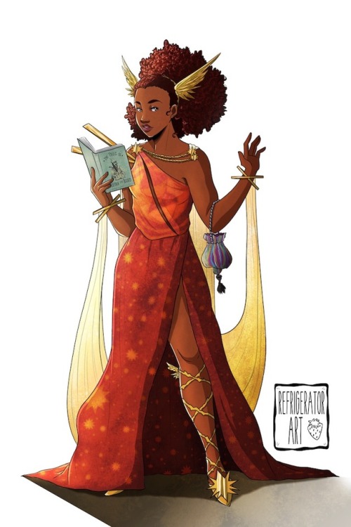 refrigerator-art: Here’s Hermione for the Metgala? Witch &amp; Wizard Gala?? This one was 