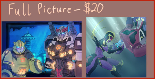 perceptur:  Transformers Characters Only!I will not draw: Porn (if you have a risque request check with me first if I’ll do it or not).    I do offer NSFW commissions on my nsfw sideblog, message me off anon for the link to it.Bayverse Designs (or,