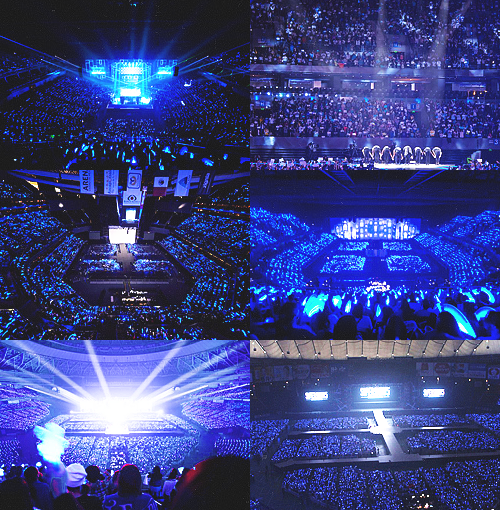 sojuberry:  this is my world… this is where i belong; super show 5 sapphire blue