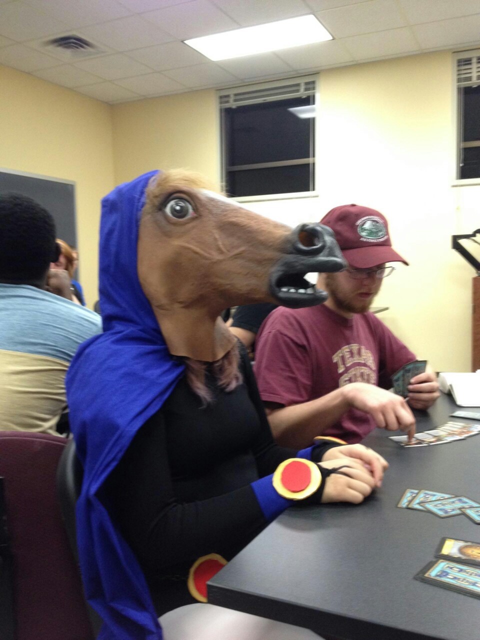 ittybittylittleworld:  Gamers club halloweek meeting! 