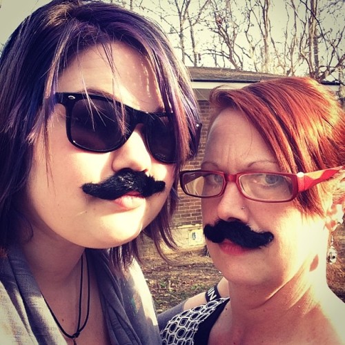 laceywires:  #double #stache 