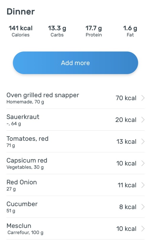 FOOD LOG 💫 