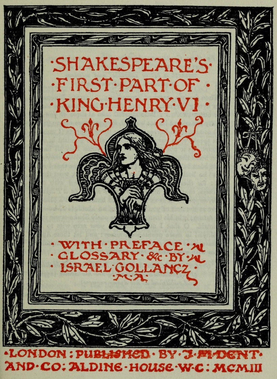 cair–paravel: Frontispieces for J. M. Dent’s Temple Shakespeare series (1899):