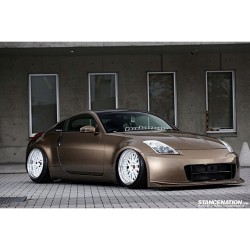 stancenation:  Sweet Z out of Japan. (via @WORKWheelsJapan) #nissan #350z #stancenation