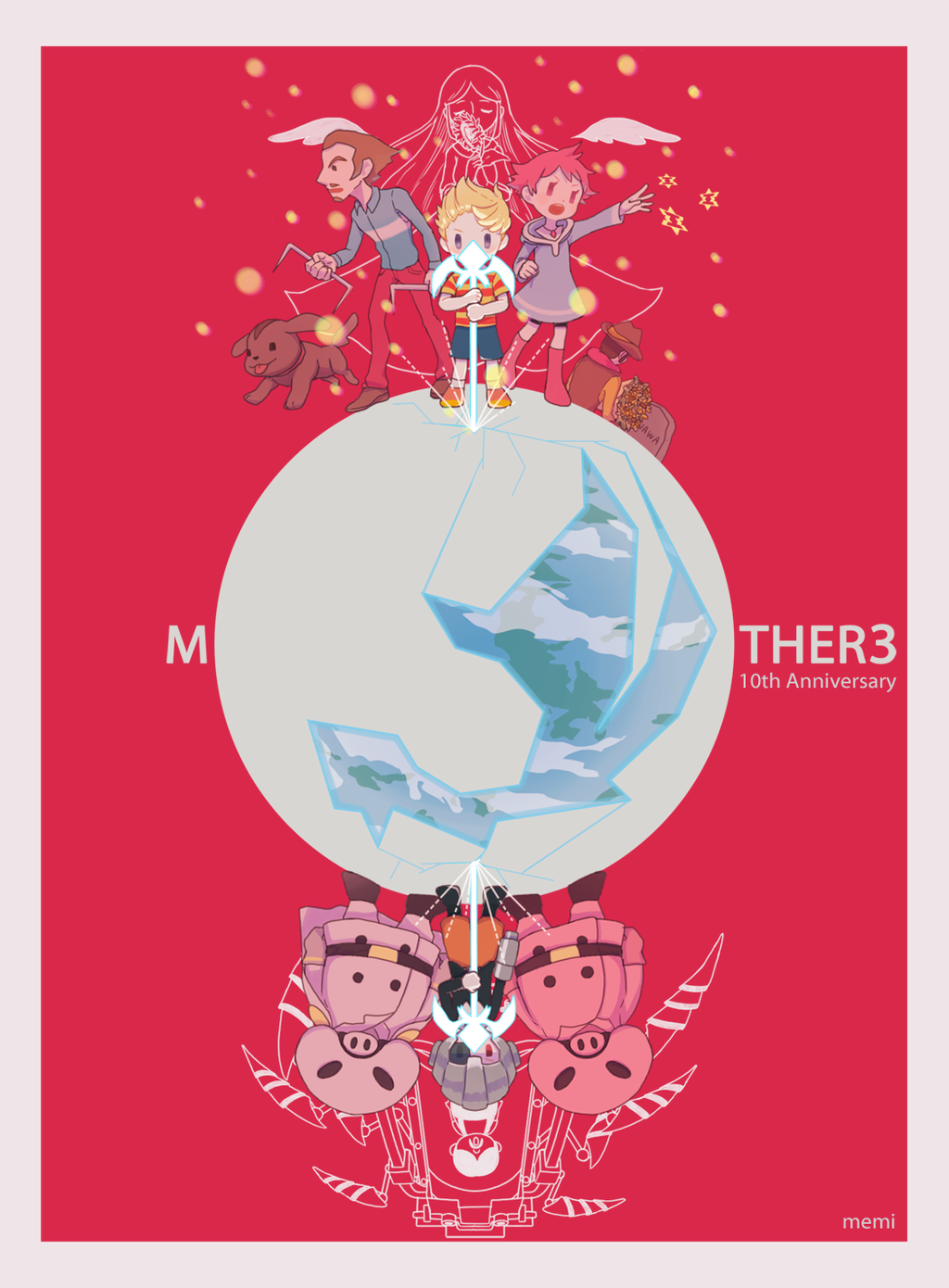 villomaru:  source | artist   あらためまして、MOTHER3 10周年おめでとうございます。
