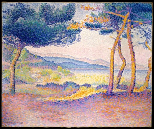 Pines Along the Shore, Henri-Edmond Cross, 1896, Robert Lehman CollectionRobert Lehman Collection, 1
