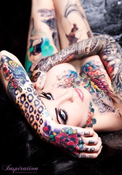 tattooedwomenarebeautiful:  Model: Makani Terror 