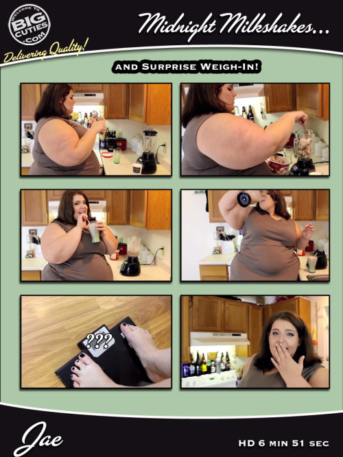 bbwjae: Milkshakes at midnight and new weight milestones! This video update is only available at htt