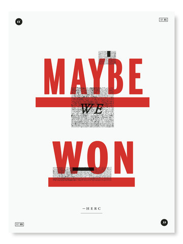 The Wire Poster Project The Wire Poster Project consists of 60 typographic posters,