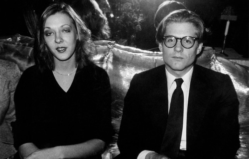 patrickhumphreys: Andy Warhol Enterprises vice-president Vincent Fremont and his wife, Shelly Dunn F